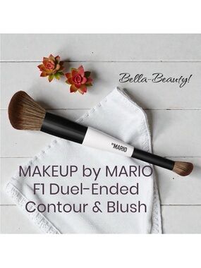 MAKEUP by MARIO F1
F1 DUAL-ENDED CONTOUR AND BLUSH BRUSH    ~NEW~